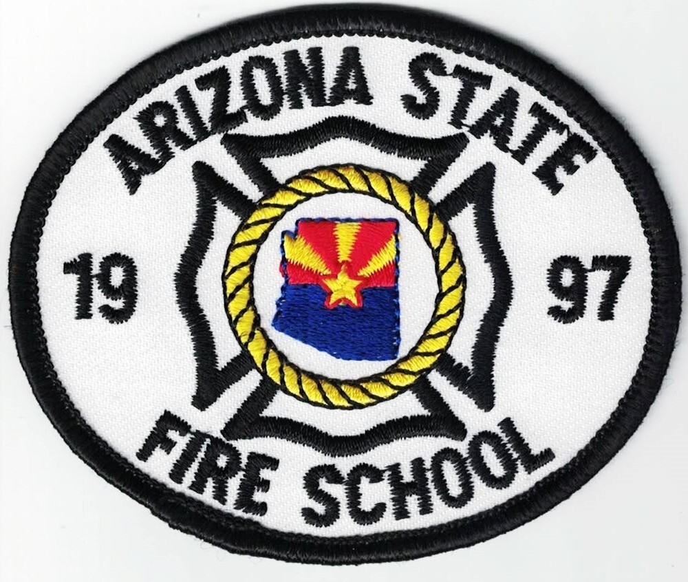 Arizona State Fire School 1997 patch NEW