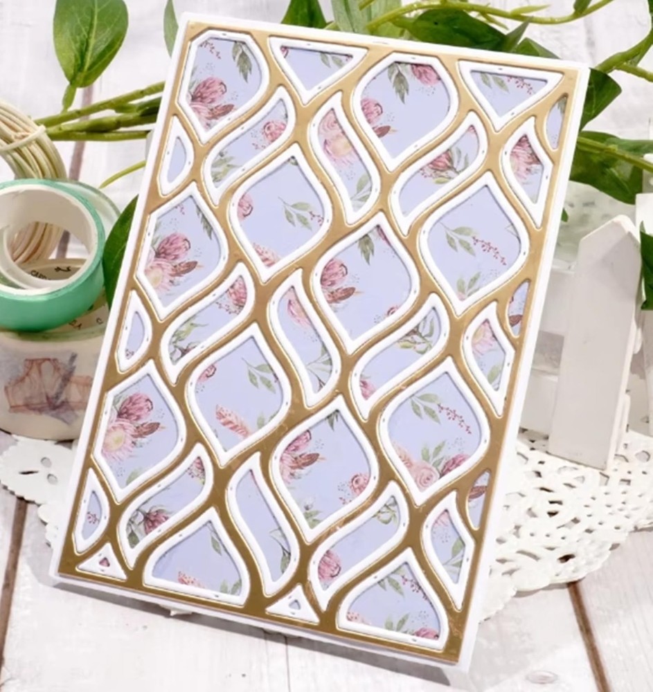 Rectangular Frame Metal Die Cuts,Rectangle Frame Wedding Cutting Dies Cut Ste...