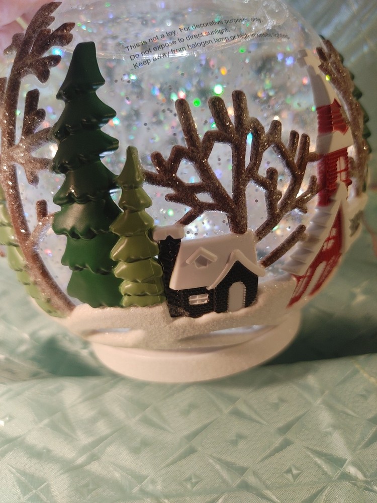 St Nicholas Square Winter Forest Snow Globe