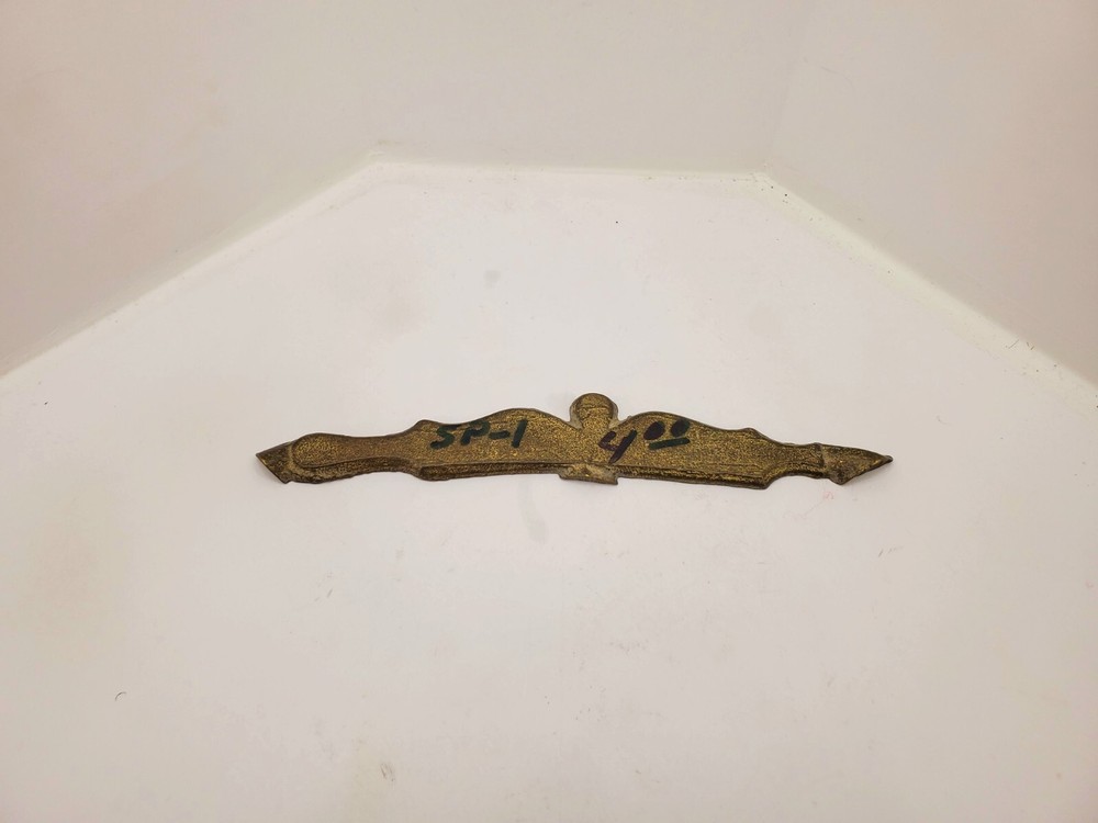 Brass Lock Sideplate 6x7/8" Flintlock Longrifle Muzzleloader Percussion Inlay