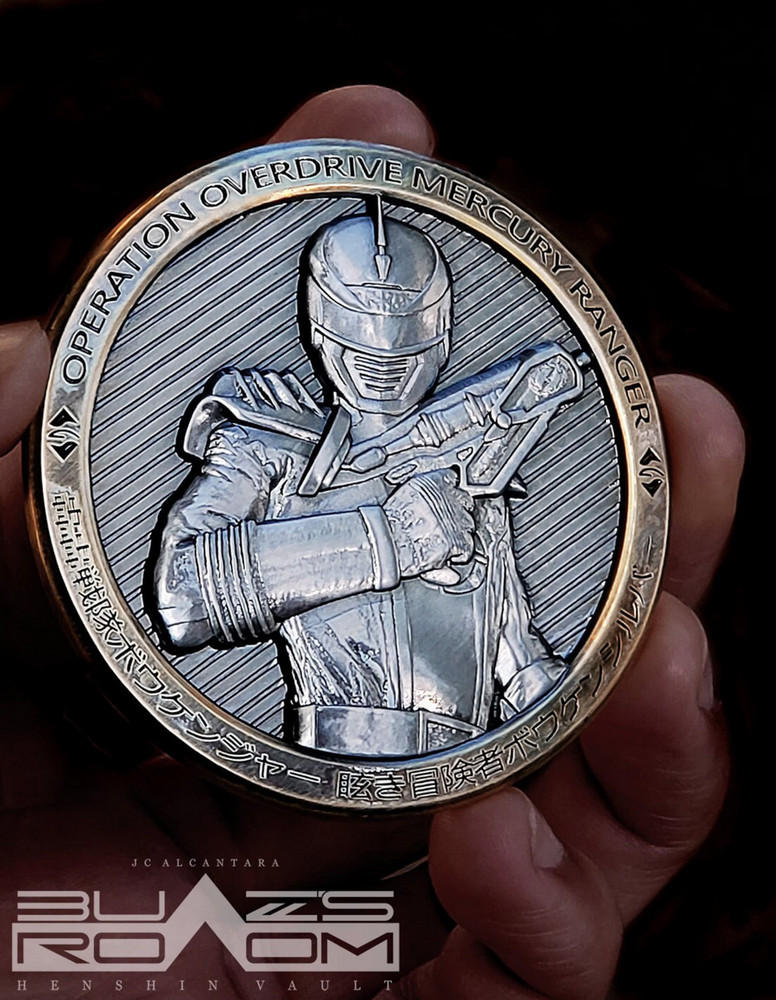 Boukenger Operation Overdriver Power Rangers solid metal challenge coin