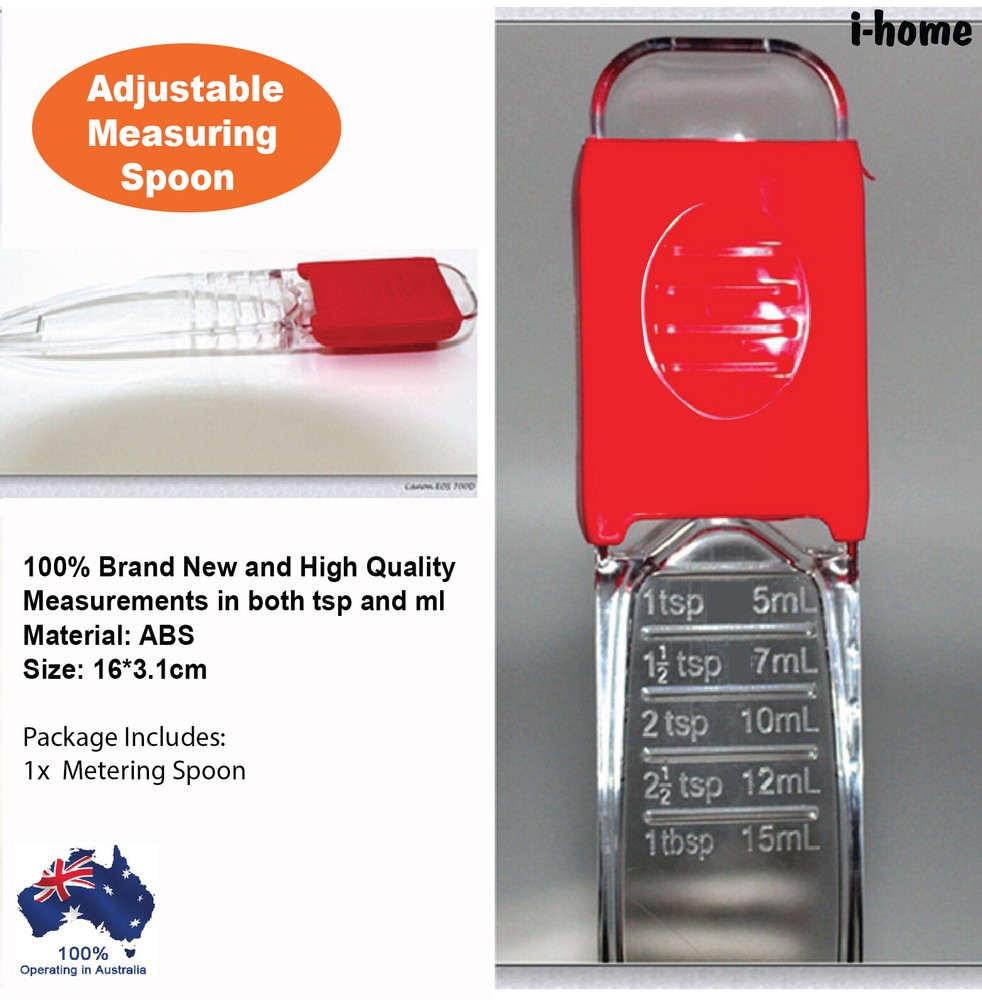 Double End Measuring Spoons  Adjustable Measuring Spoon Kitchen Scale R