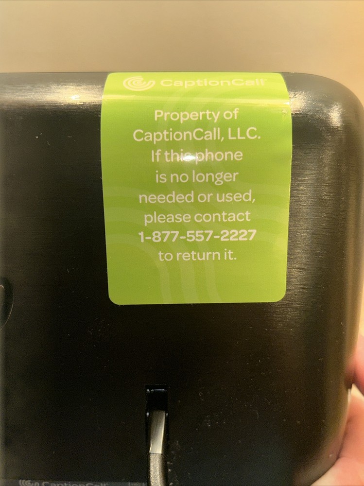 CaptionCall Hearing Impaired Amplified Captioned Wired Touch Screen Phone Captel