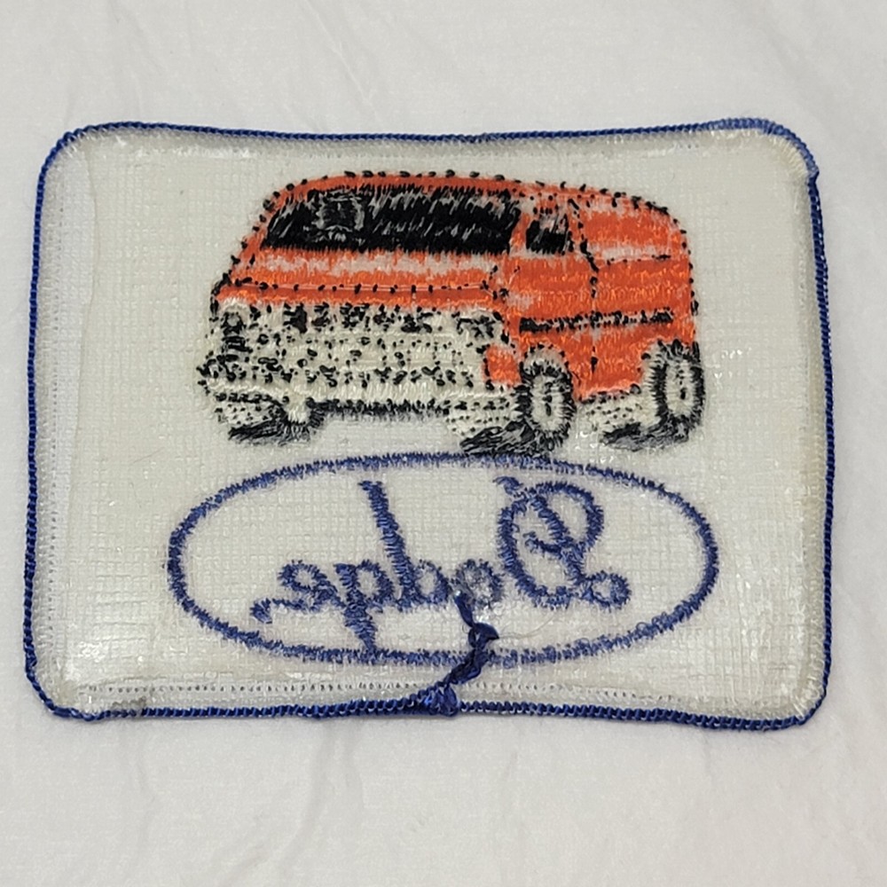 Vintage NOS Patch Dodge Van Shirt Jacket Hat