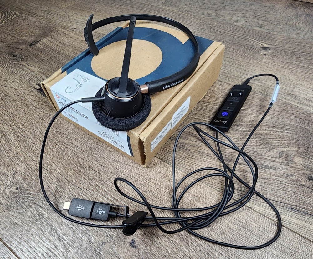 Poly EncorePro 515-M USB-A and USB-C USB Headset Plantronics