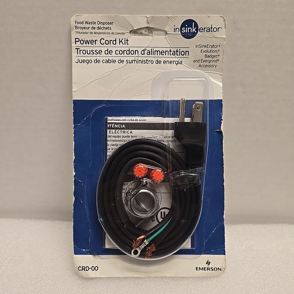 Insinkerator Power Cord Kit Model  #CRD-00  New Never Open.