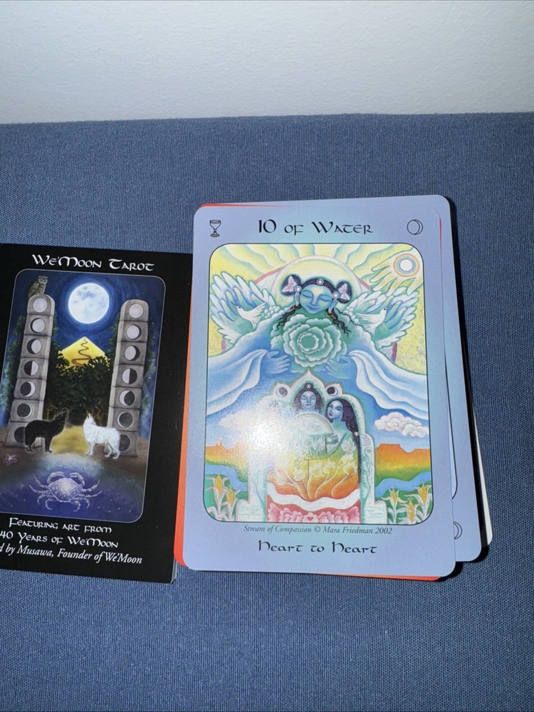 We'Moon Tarot Card Deck, Boxed Set with Book EUC