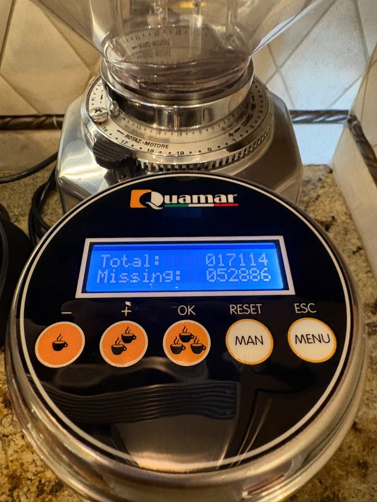 Quamar M80 On Demand Electronic Espresso Grinder