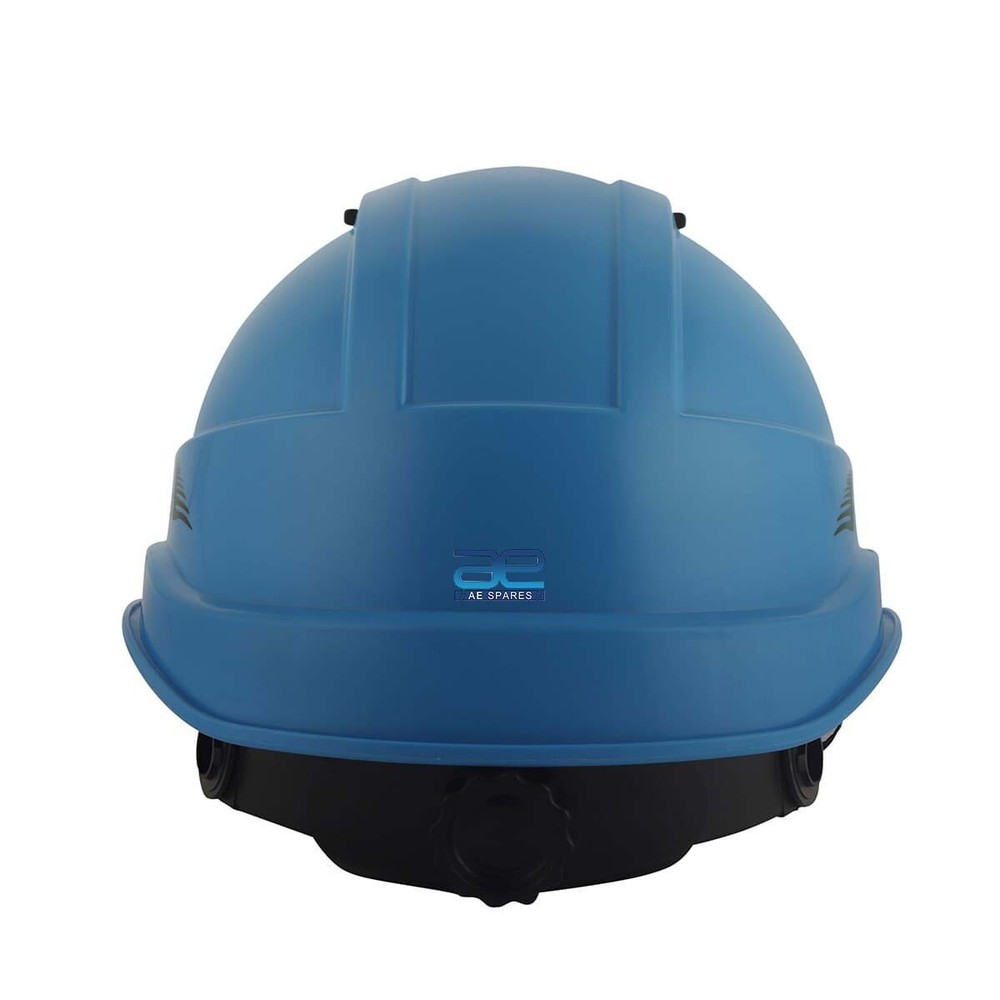 Shelblast Safety Helmet With Plastic Cradle Peak (Star Blue)