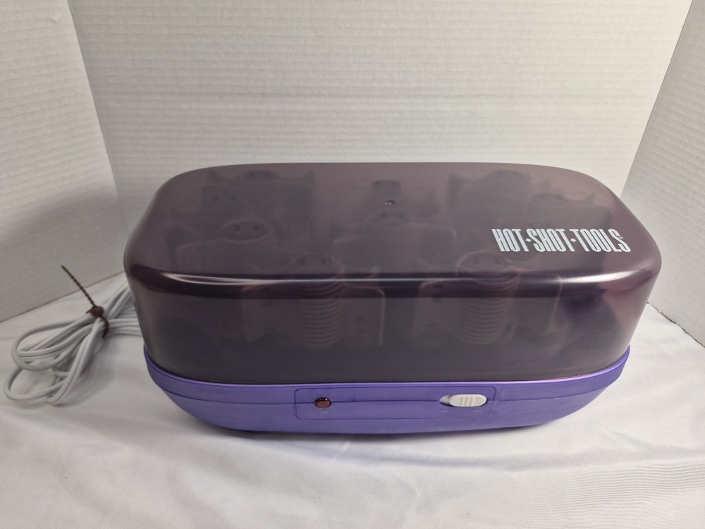Hot Shot Tools- 20 Hot Rollers with Clips Model #8510352 Great Condition!