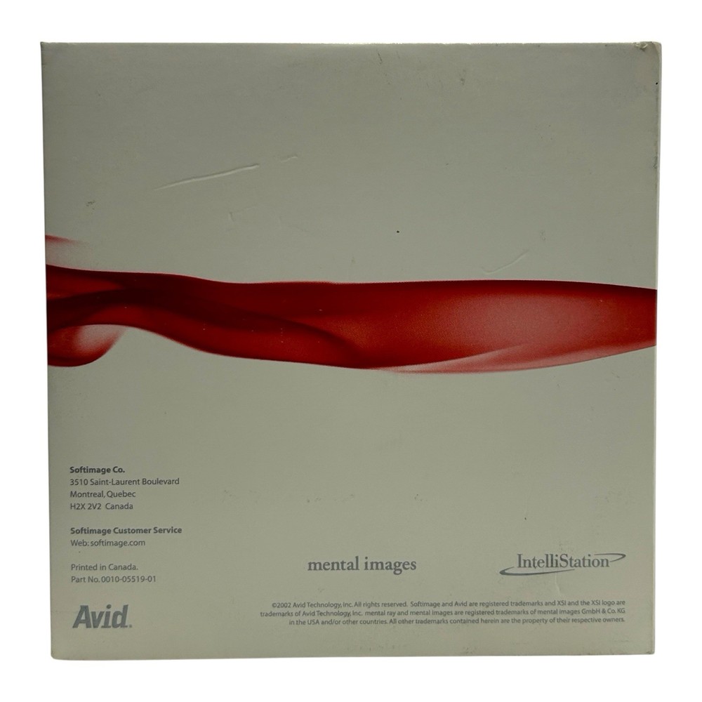 Avid Softimage XSI 2.0 Experience Software Demo & Video Training CD-ROM Set