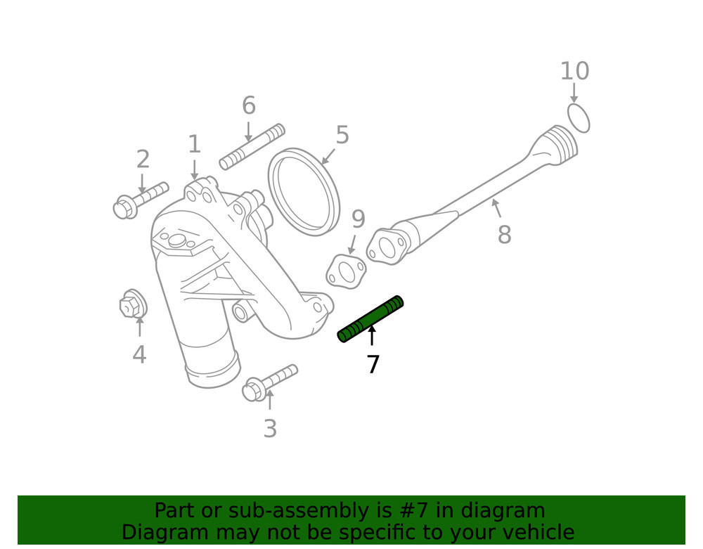 Genuine GM Water Pump Stud 11611145