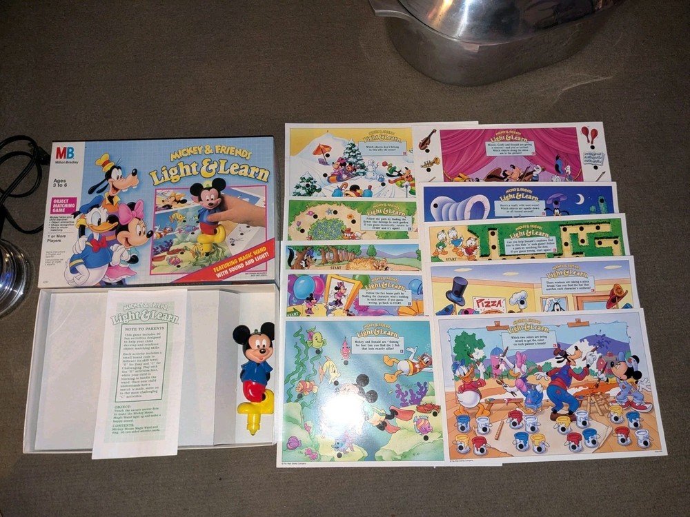 Mickey and Friends Light and Learn Board Game Complete