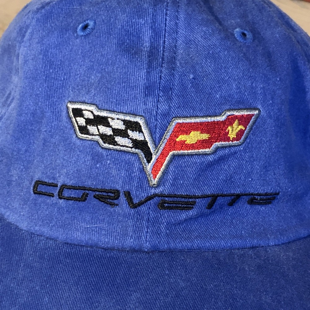 VinTageCorvette Embroidered Performance Cap/Hat Adjustable Slideback
