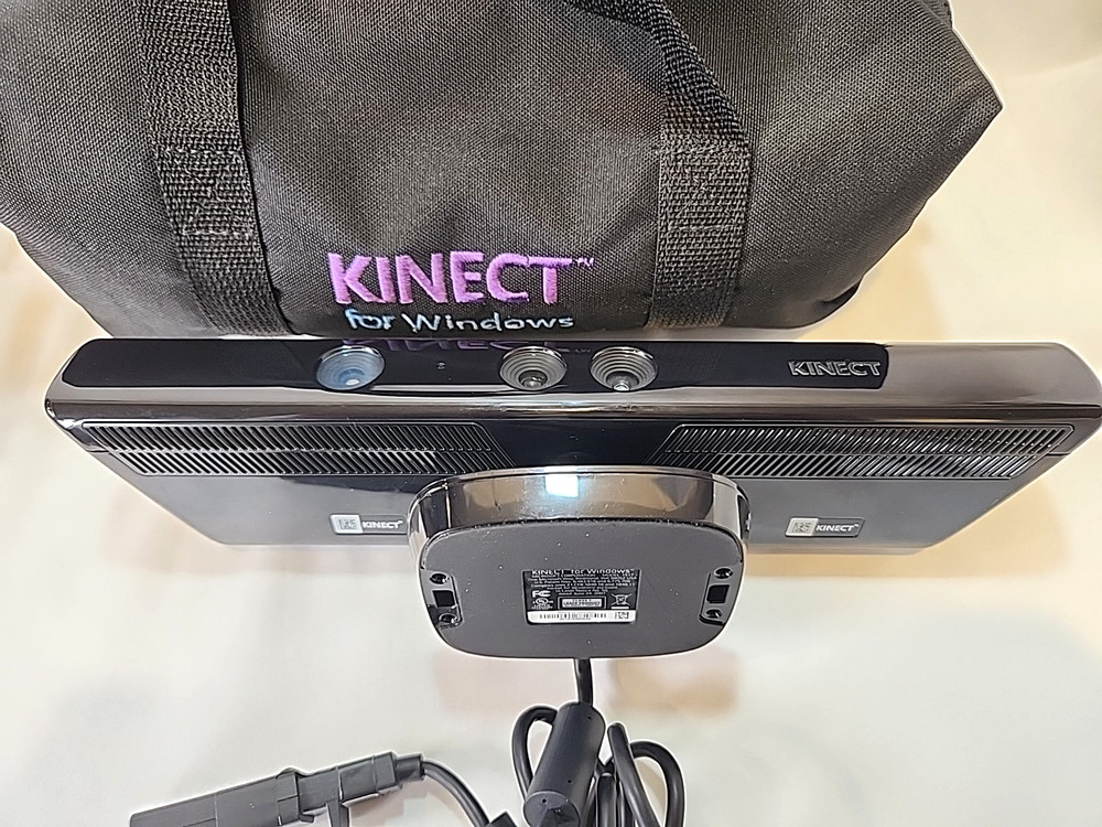 Microsoft Kinect for Windows Sensor PC Model 1517 Power Supply Carry Case Tested