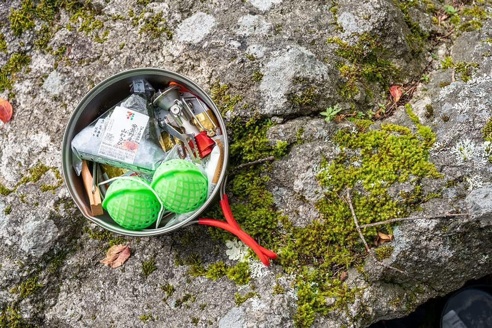 Titanium Lightweight Camping Pot W/Folding Handle, 600