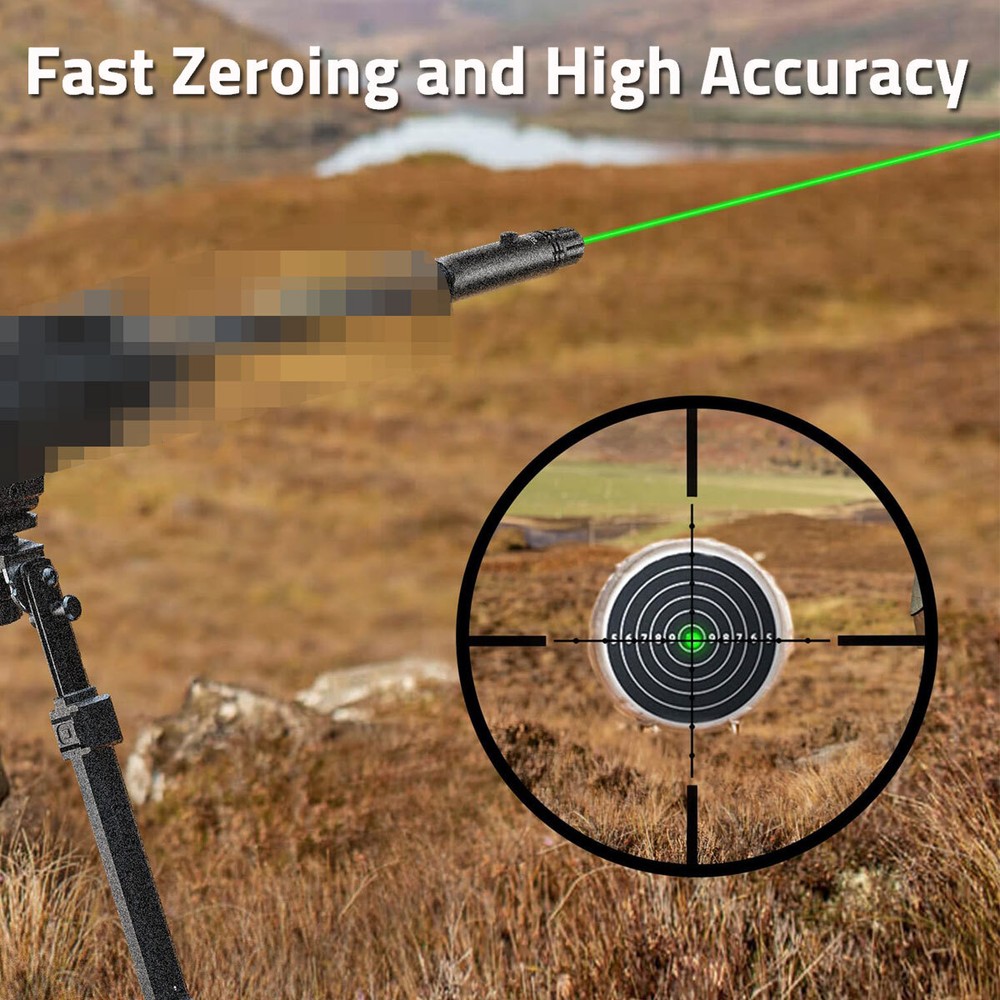 Professional Green Laser Bore Sight Kit 64 Multiple Caliber Upgraded Boresighter