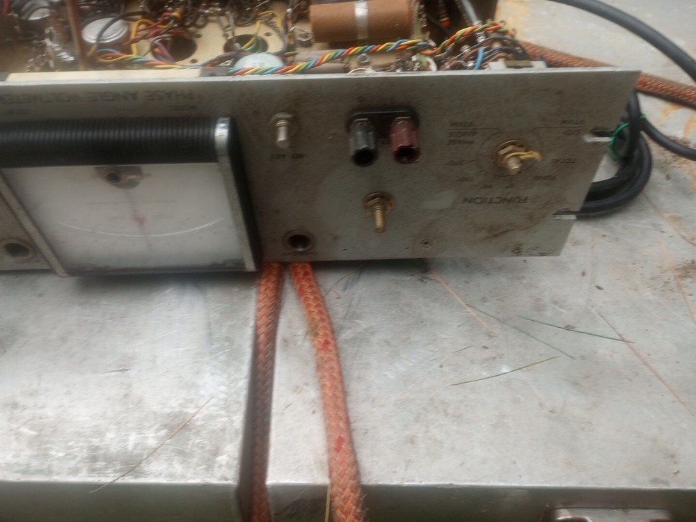 Vintage Phase Angle Voltmeter