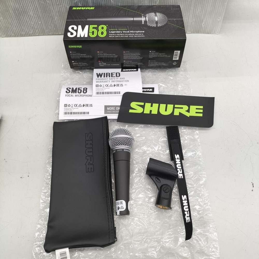 Shure Dynamic Microphone SM58-LCE Used