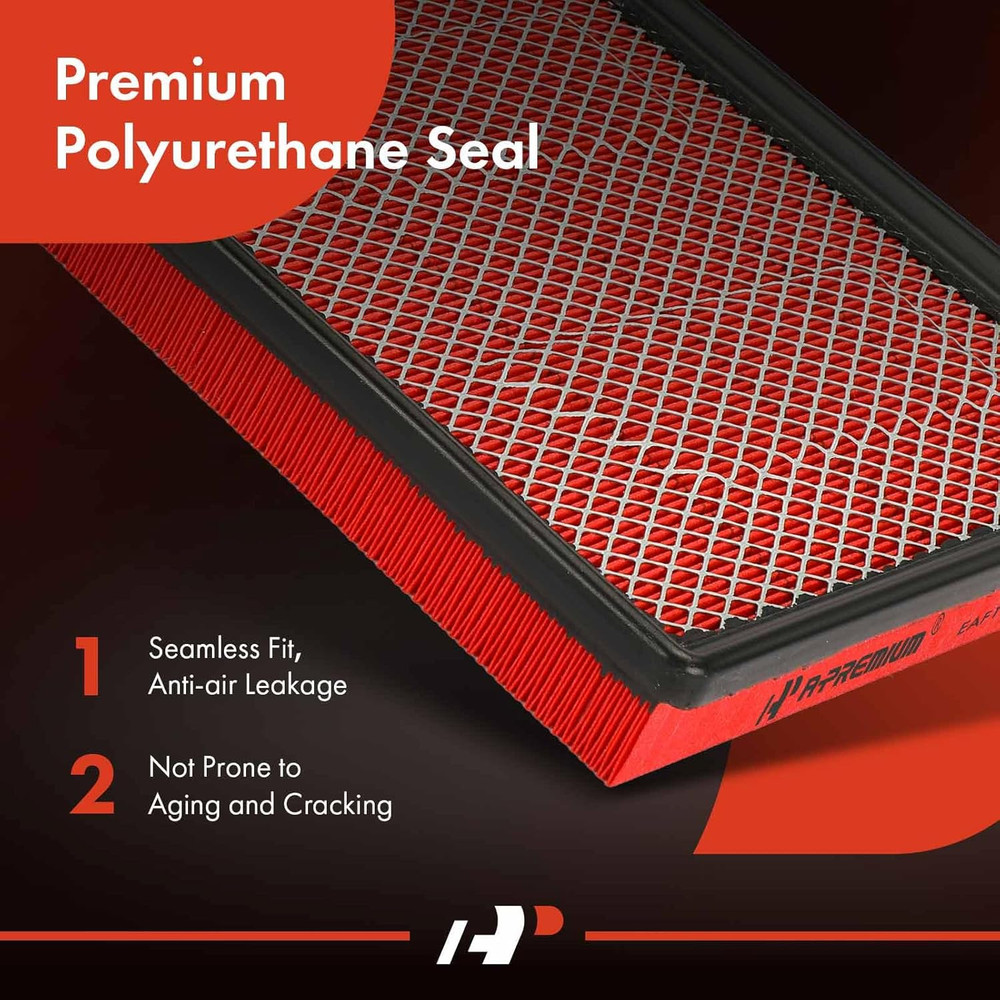 2-PC Pre-Oiled Engine Air Filter Compatible with Dodge Charger, Challenger & Chr