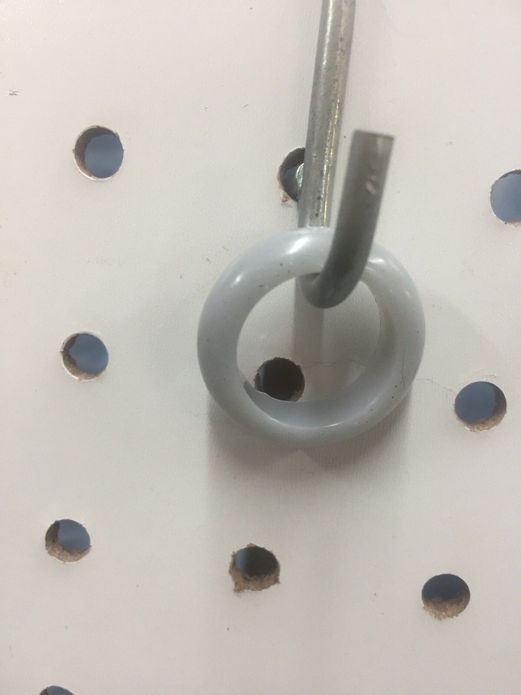 Handmade White Sparkle Resin Ring