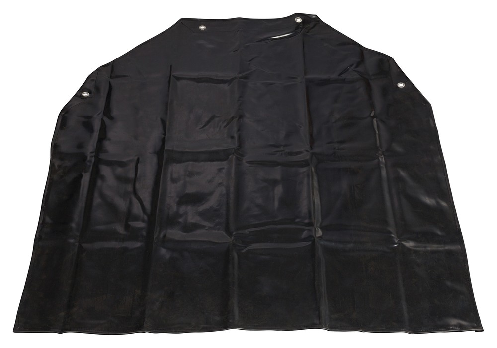 Latex Bib Apron, Black (12 Each)