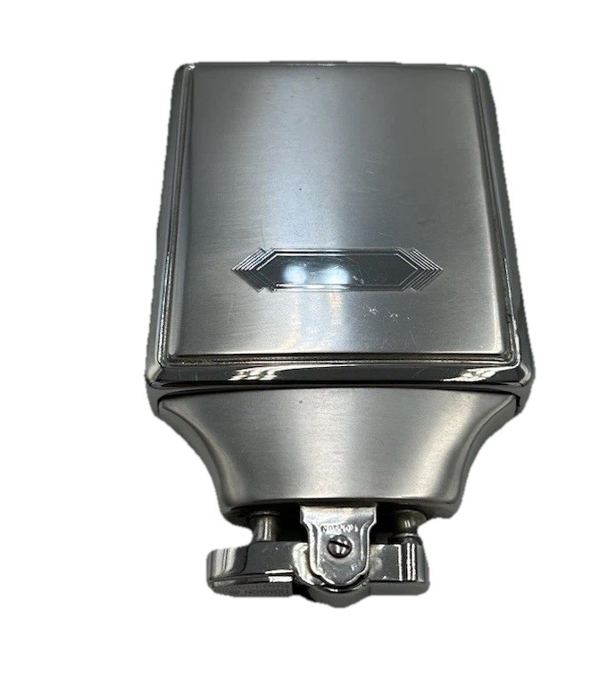 Vintage Ronson Mastercase Metal Silver Tone Cigarette Case Lighter Untested