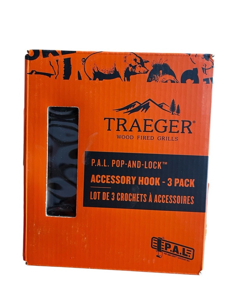 P.A.L. Pop-And-Lock Accessory Hook 3-Pack BAC654