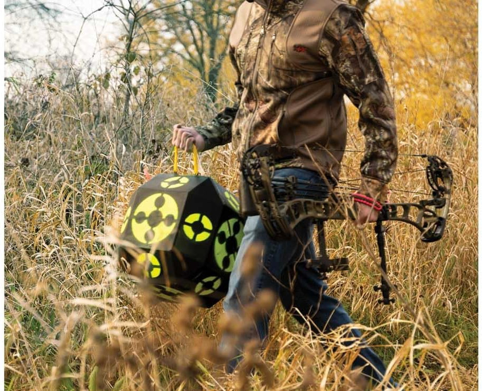 Rinehart 18-1 Archery Target | 18-Sided Multi-Purpose Archery Target | Broadhead