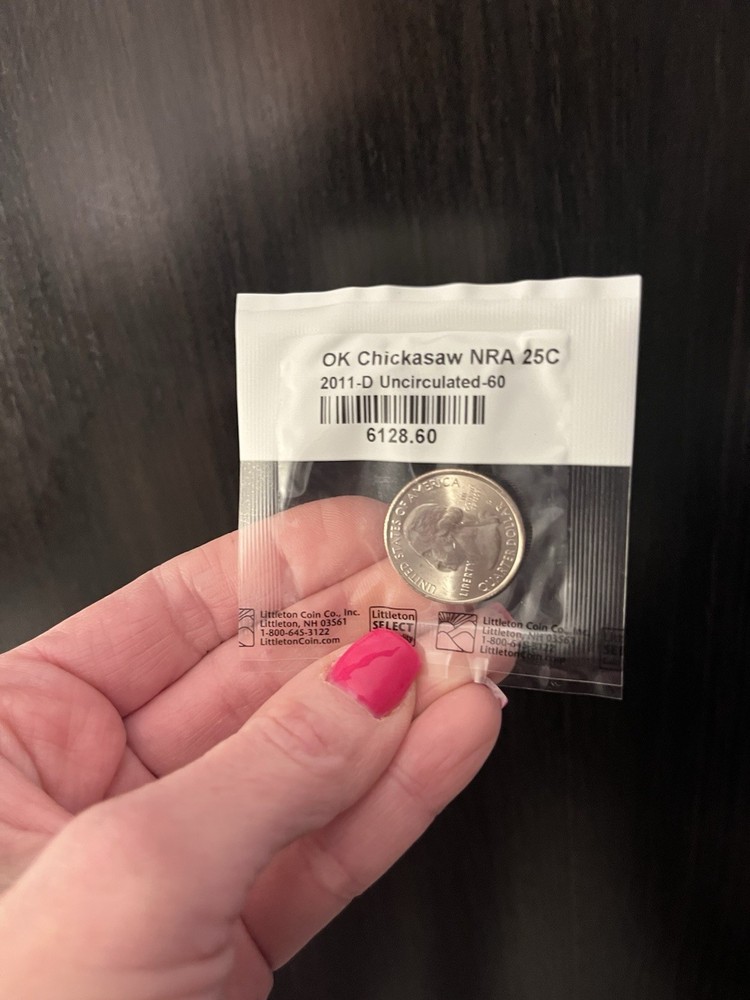 Ok Chickasaw NRA 25C Uncirculated-60