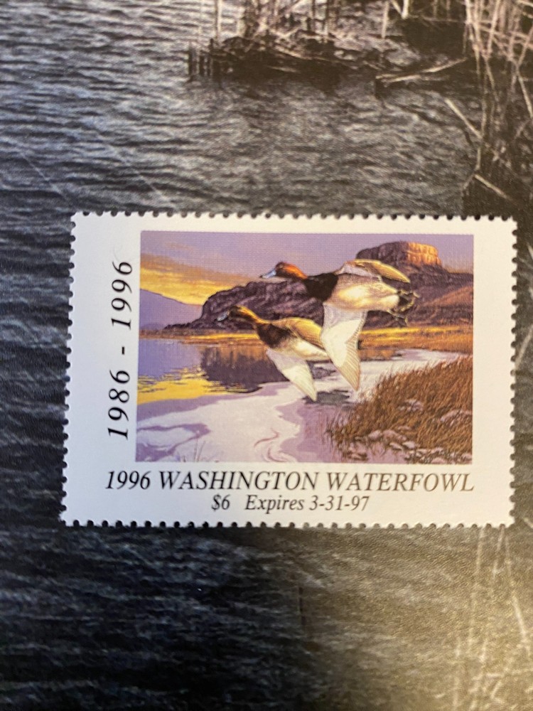 1996 Washington State Duck Stamp,
