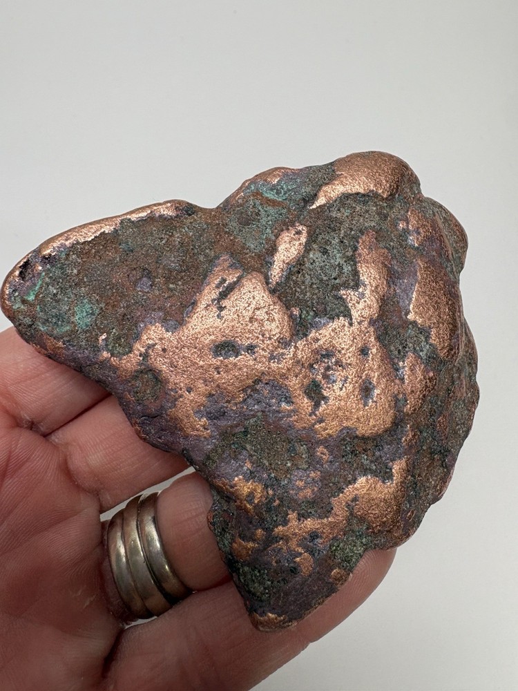 Pure Solid Native Michigan Float Copper Mineral Display Specimen Upper Peninsula