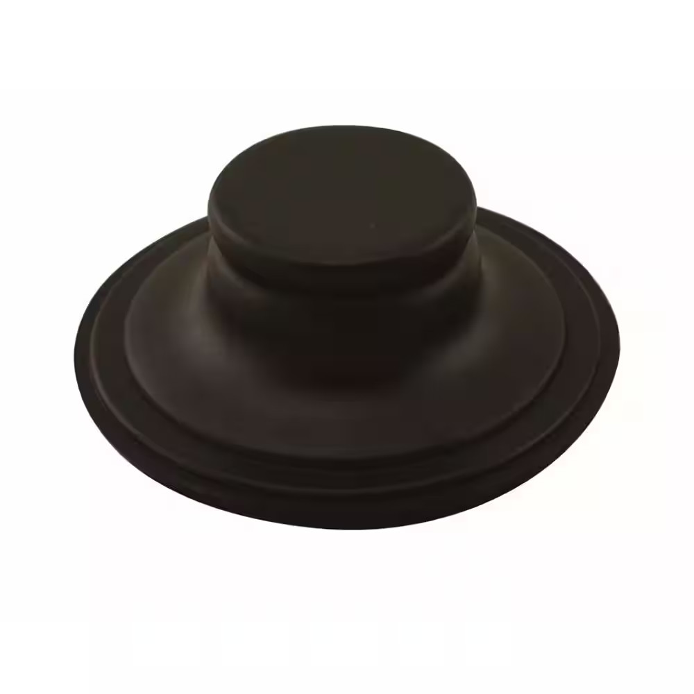 Garbage Disposal Stopper in Matte Black