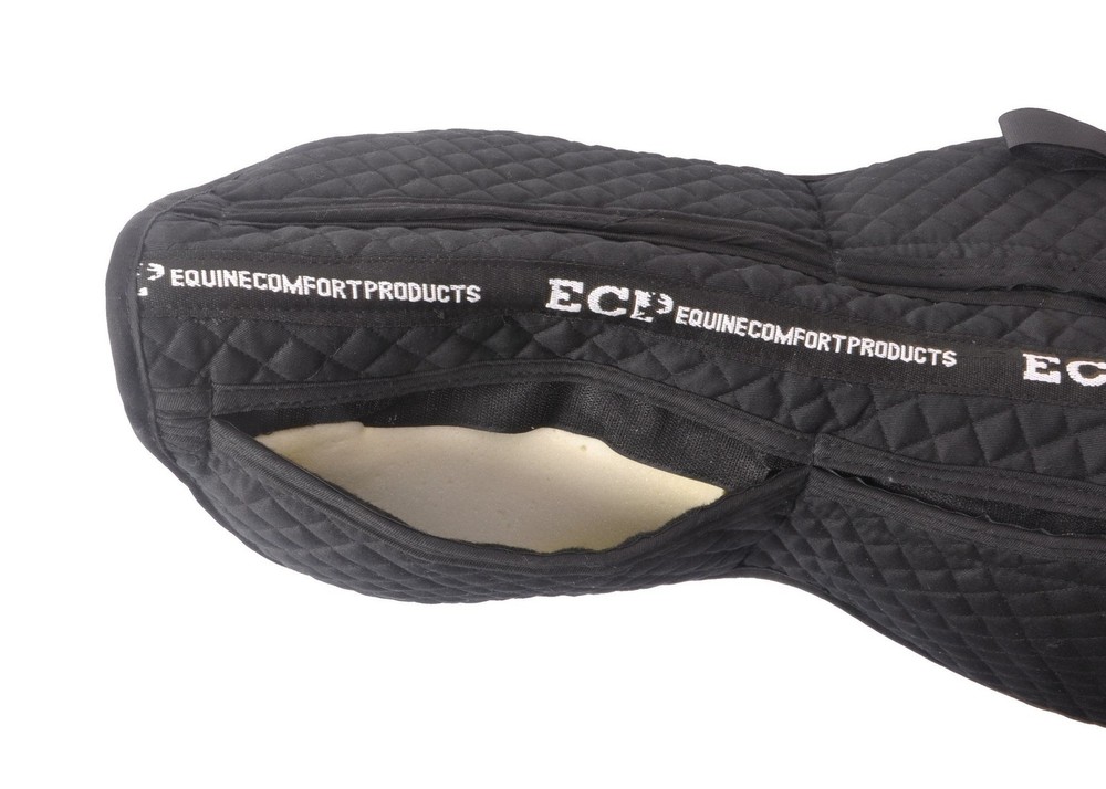 Correction Half Saddle Pad with Adjustable Memory Foam