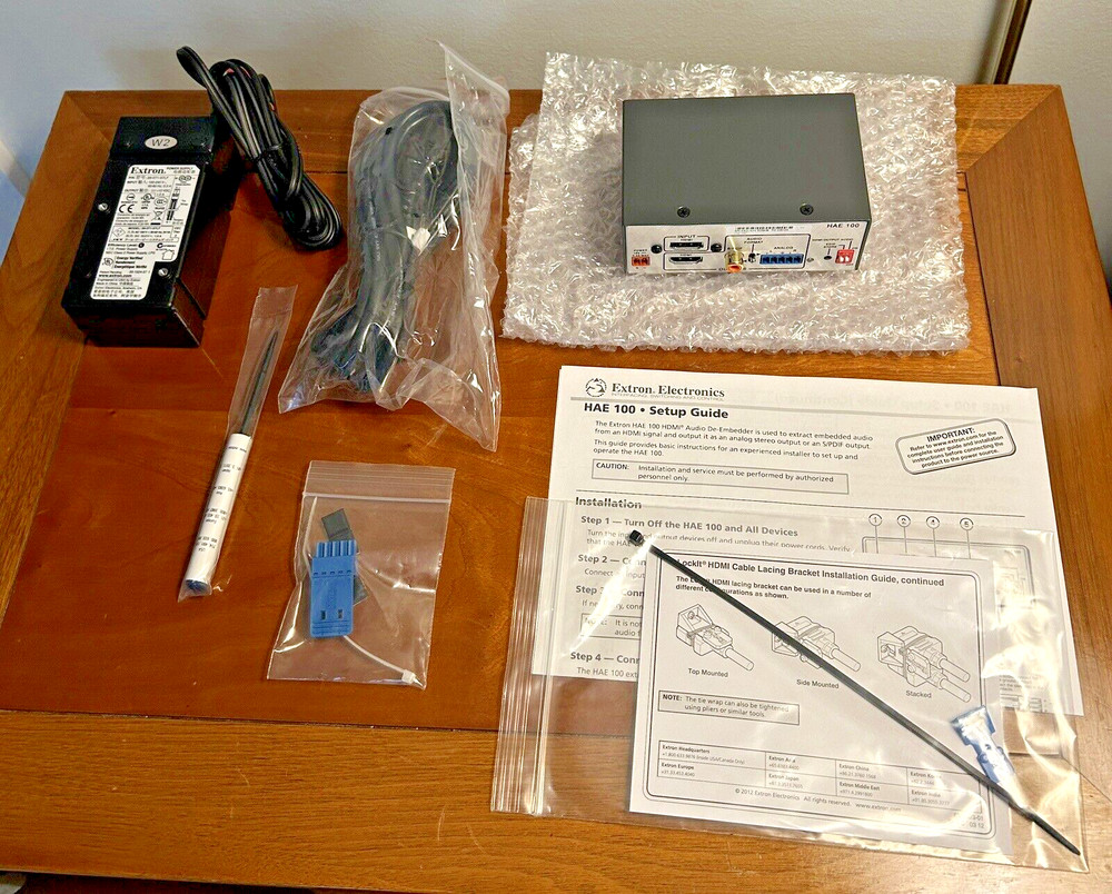 Extron HAE 100 / 60-1075-01 HDMI Audio De-Embedder EDID Minder