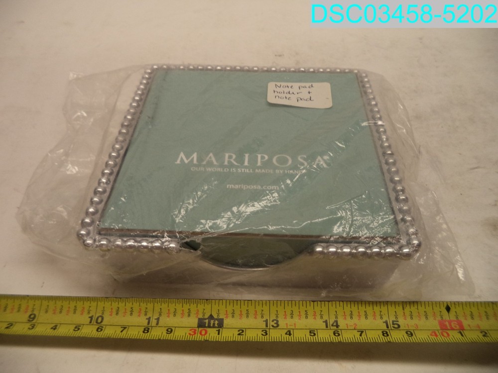 5532-NCR Hydrangea Beaded Note Pad Set 808813195452