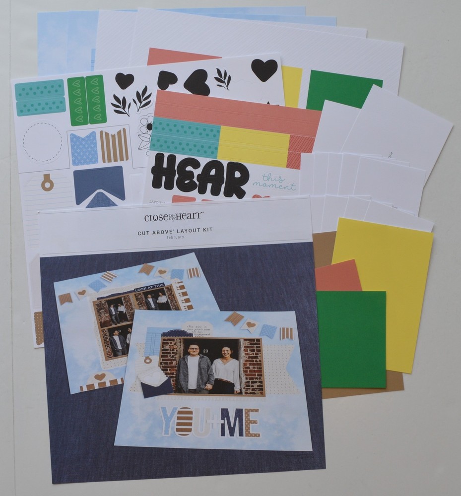 CTMH Scrapbooking Bundle “Cut Above Layout Kits” 10 Complete, 11 Partials