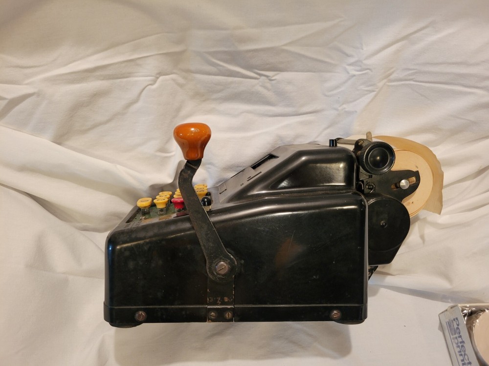 Vintage Barrett Figuring Listing Adding Machine