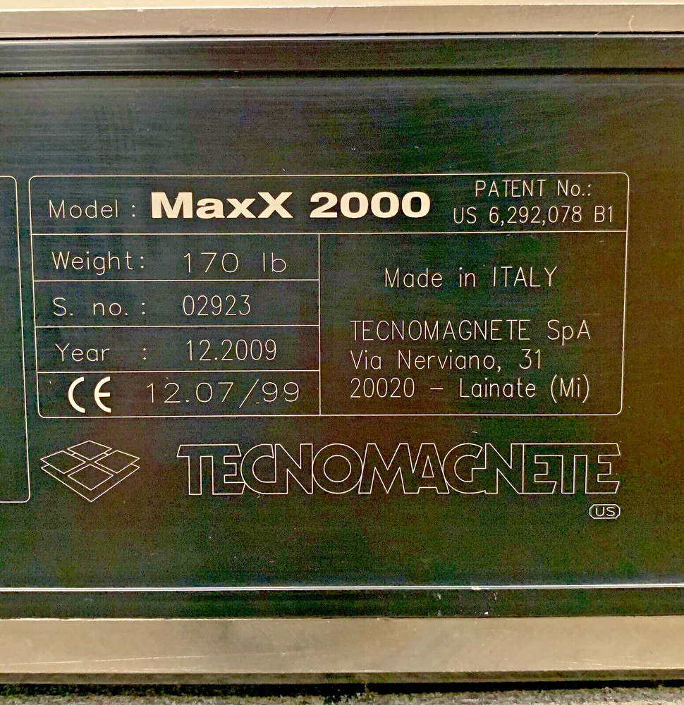 Tecnomagnete MaxX 2000 Magnetic Load Gripper MaxX2000