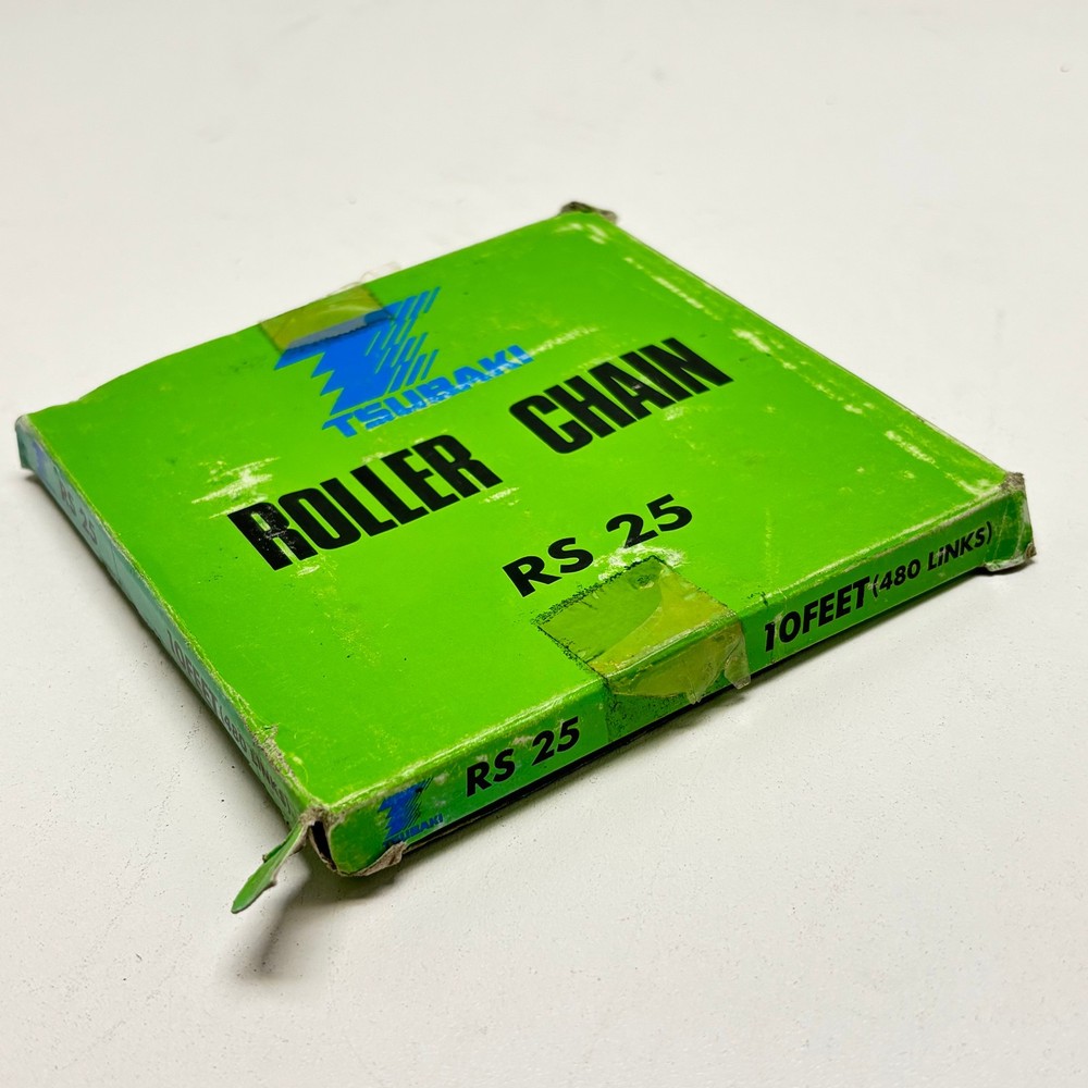 TSUBAKI ROLLER CHAIN RS 25 10' 480 LINKS