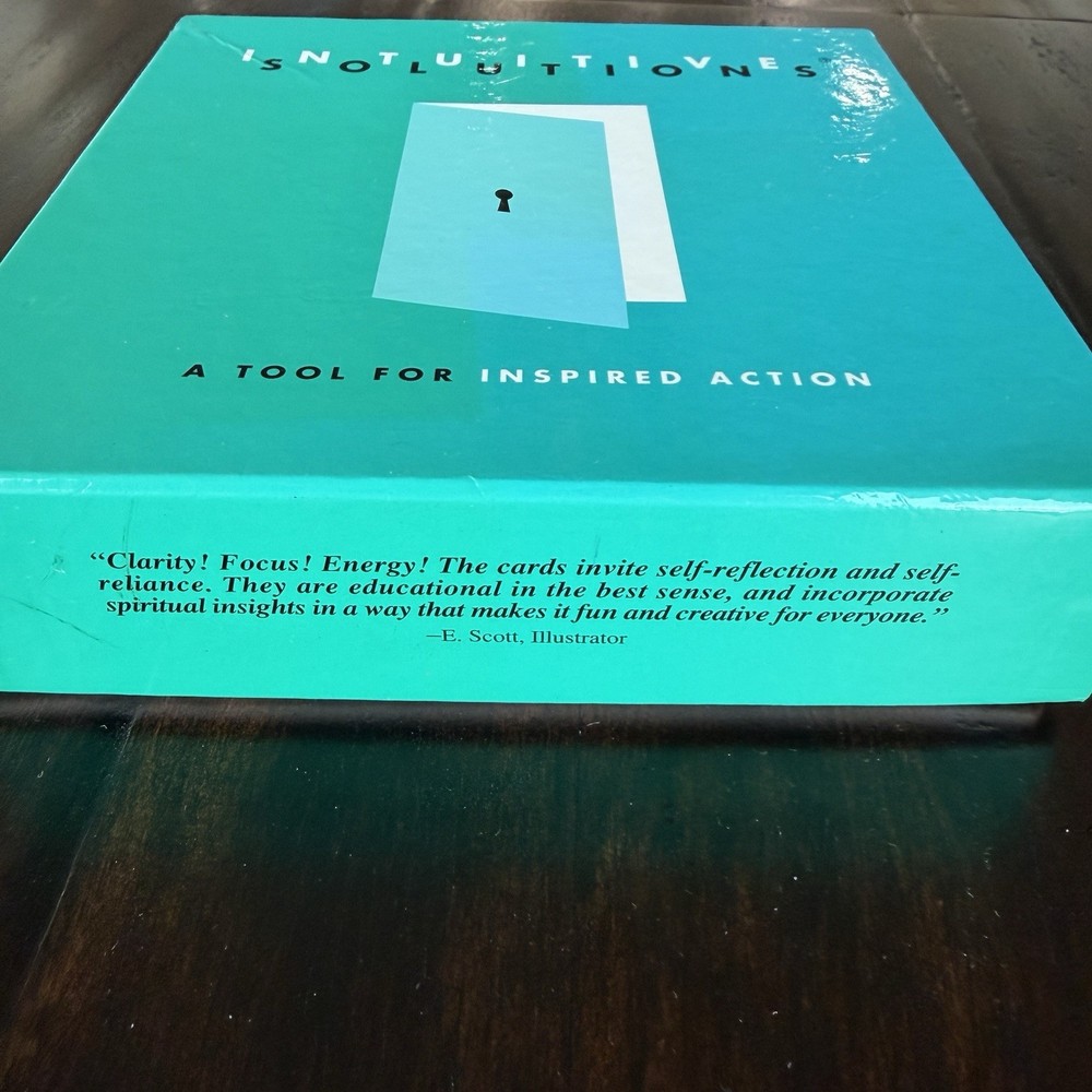 Intuitive Solutions Card Guidebook Insight Angel Setback Deck Inspired Action