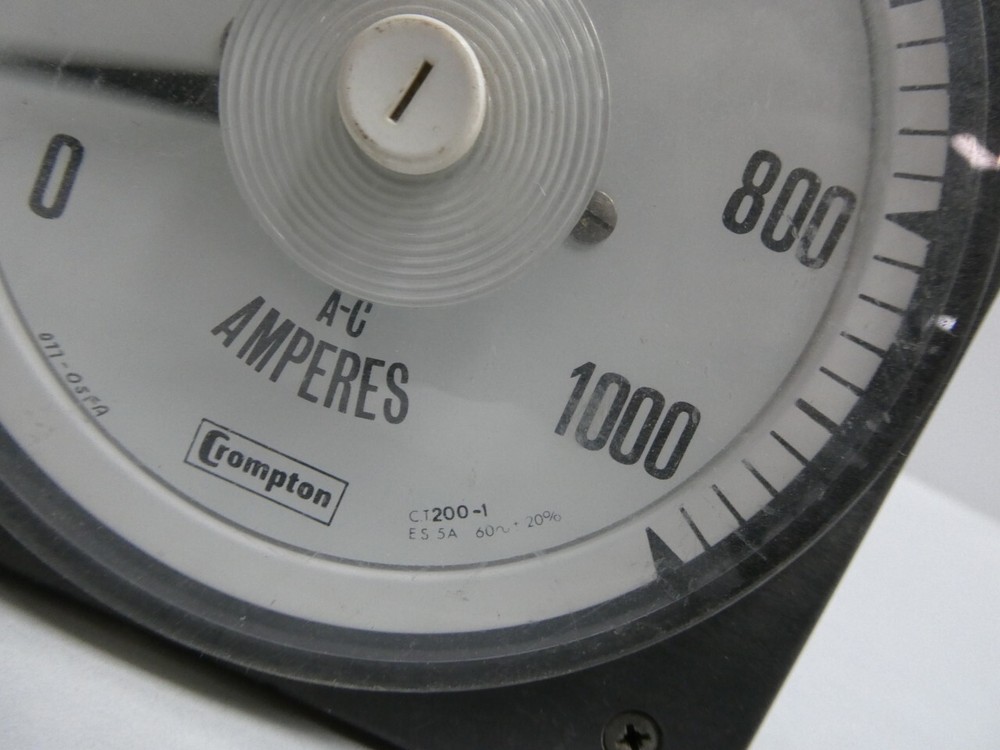 Crompton CT200-1 Ammeter 0-1000ac Amp