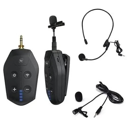WINBRIDGE U7 Wireless Lavalier Microphone Set w/Receiver/Transmitter/Microphones