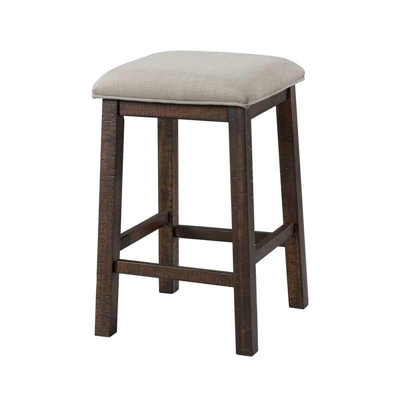 Pemberly Row Contemporary Multipurpose Bar Table Set in Walnut