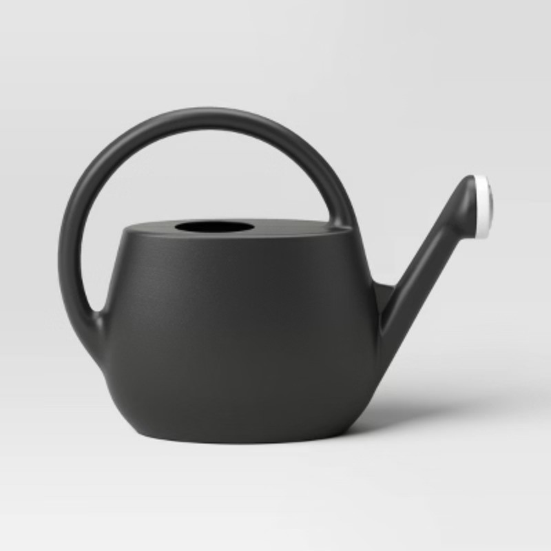 2gal Plastic Watering Can Black