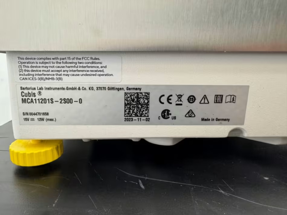 Sartorius Cubis MCA11201S Digital Scale