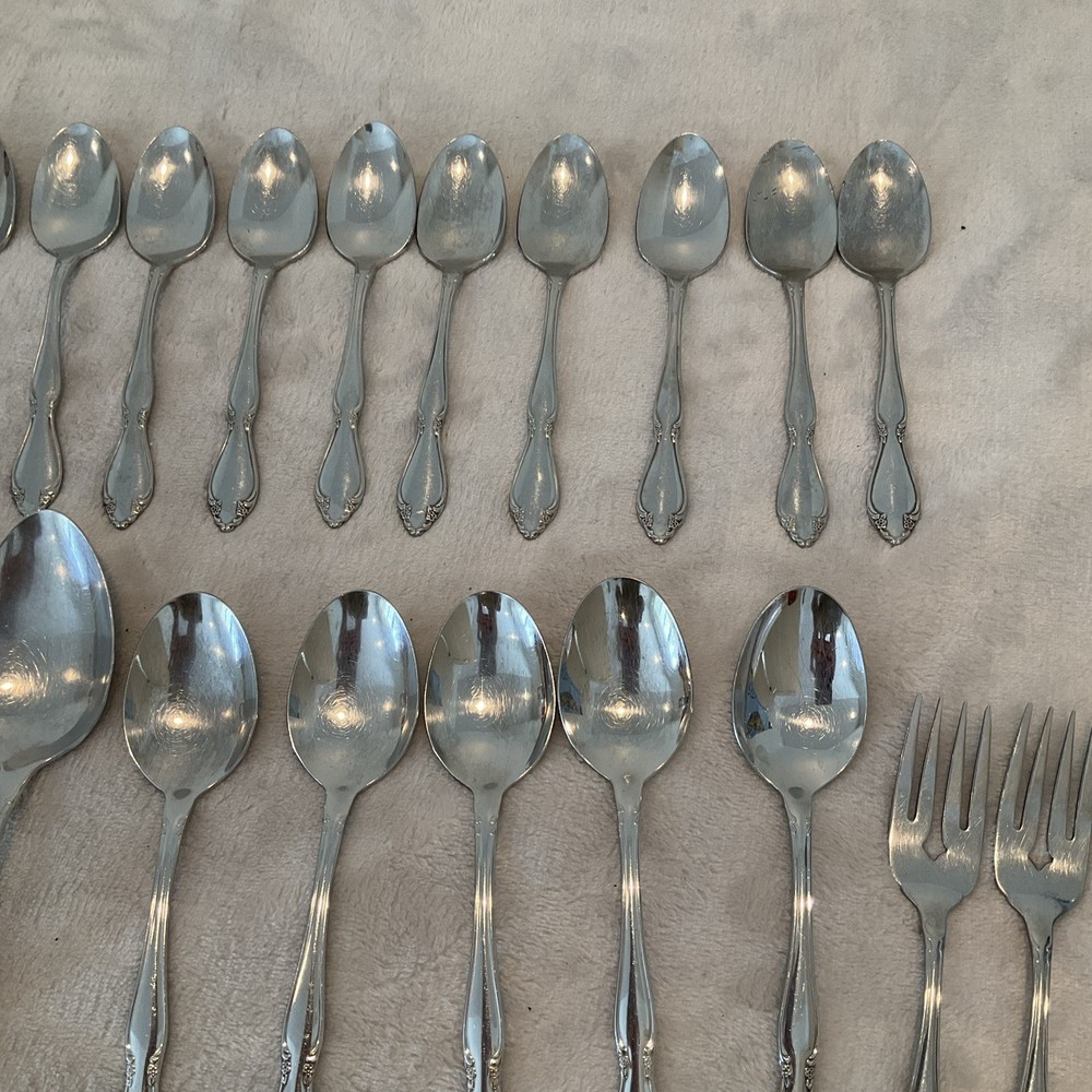 Oneida Berkeley Square Stainless Flatware 45pcs Bundle