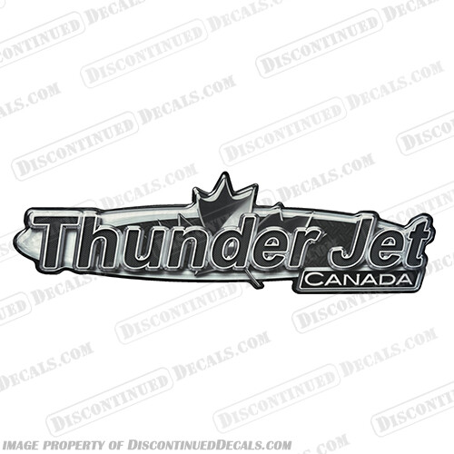 Fits Thunder Jet Canada Boat Decal - 32" Long
