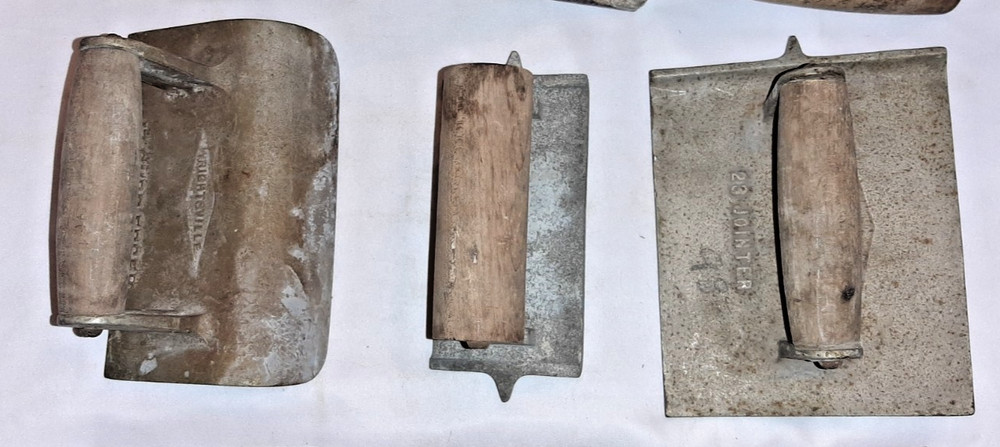 Nine Assortment of Concrete & Masonry Tools - Used