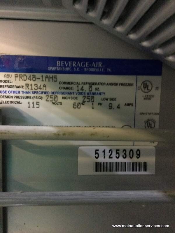 Beverage Air PRD48-1AHS, 52'' Pass-Thru Refrigerator